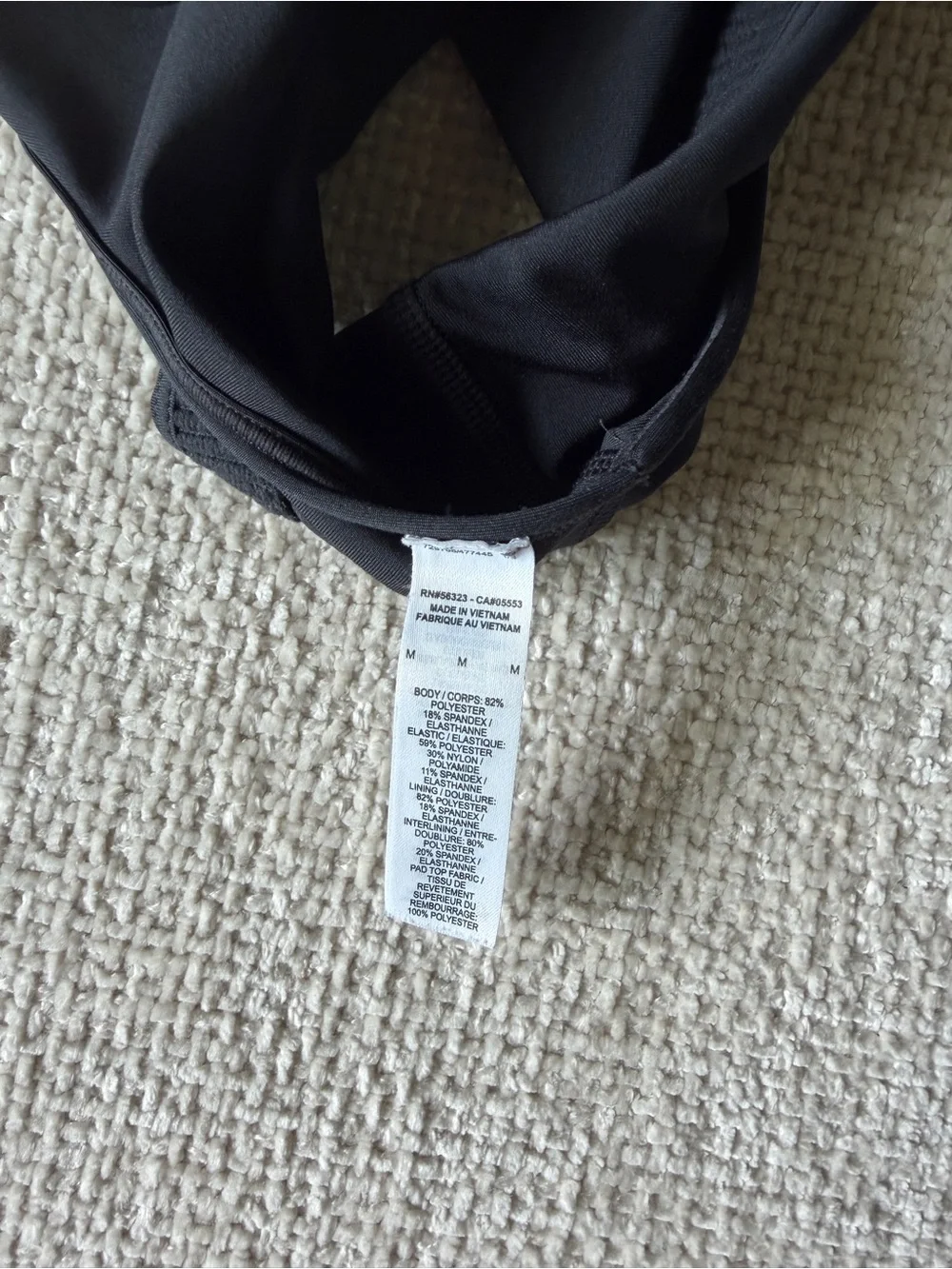 Nike Black Racerback Swoosh Sports Bra